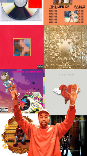 Kanye West Artwork Covers Wallpaper