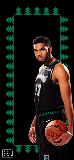 Karl-anthony Towns Timberwolves Center Wallpaper