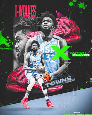 Karl-anthony Towns X-factor Player Wallpaper