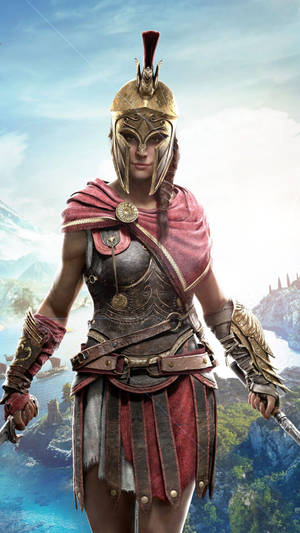 Kassandra Of Assassin's Creed Odyssey Iphone Wallpaper