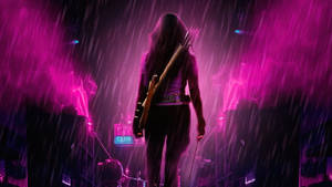 Kate Bishop Avengers Neon Art Wallpaper