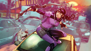 Kate Bishop Comics 2021 Cover Wallpaper