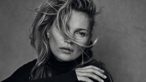 Kate Moss In Peter Lindbergh Shoot Wallpaper