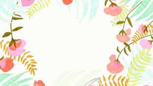 Kate Spade Desktop Flower Frame Wallpaper