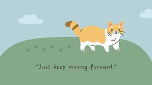 Kawaii Aesthetic Moving Forward Computer Wallpaper