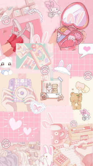 Kawaii Collage Aesthetic Wallpaper Wallpaper