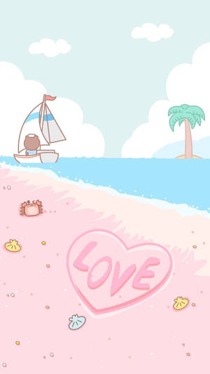 Kawaii Island Soft Aesthetic Wallpaper