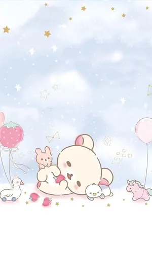 Kawaii Rilakkuma Korilakkuma Wallpaper
