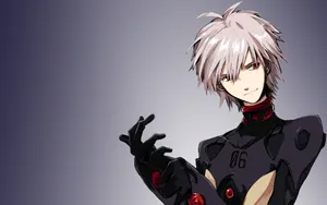 Kaworu Nagisa Wearing Mark.06 Suit Wallpaper