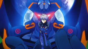 Kaworu Nagisa With Evangelion Mark.06 Wallpaper