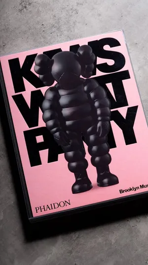 Kaws Black And White Book Wallpaper