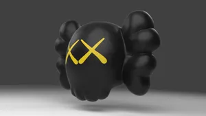 Kaws Companion Yellow Eyes Wallpaper