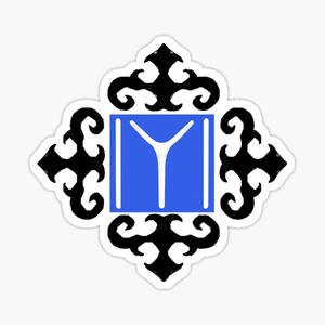 Kayi Tribe Seal With Abstract Patterns Wallpaper