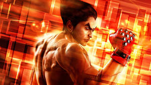 Kazuya Mishima Digital Square Pattern Wallpaper