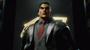 Kazuya Mishima In Suit Wallpaper