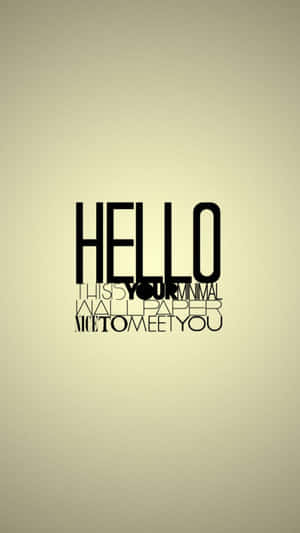 Keep Up With The Times: Stay Connected With A Clever Iphone Wallpaper