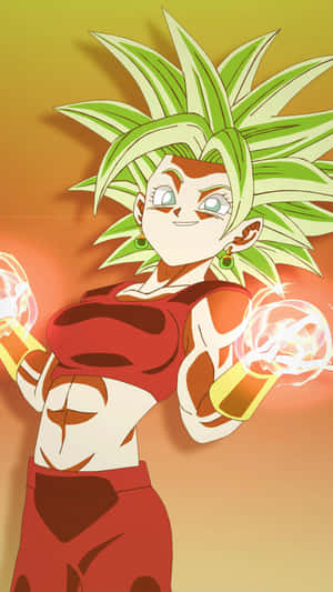 Kefla Super Saiyan Power Up Wallpaper