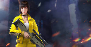 Kelly Yellow Jacket Free Fire 2020 Wallpaper