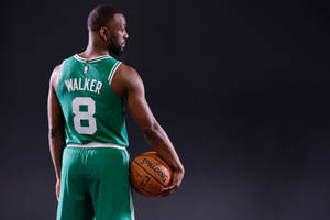 Kemba Walker Back Turned Profile Wallpaper