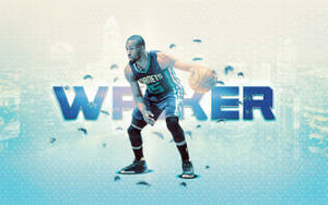 Kemba Walker Honeycomb Bees Art Wallpaper