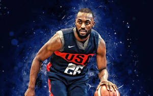 Kemba Walker Team Usa Dark Blue Wallpaper