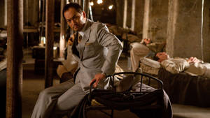 Ken Watanabe In Intense Scene From Inception Wallpaper