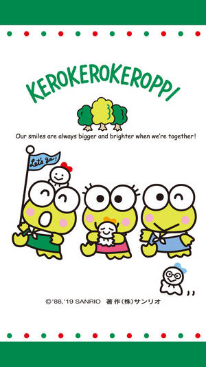 Keroppi Smiles Bigger And Brighter Wallpaper