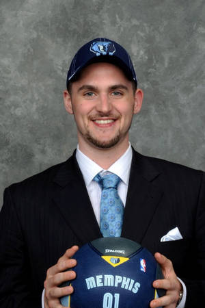 Kevin Love At The 2008 Nba Draft Wallpaper