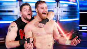 Kevin Owens Sami Zayn Wwe Wallpaper