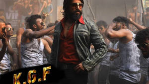 Kgf 4k Rocky Middle Of Fight Wallpaper