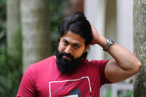 Kgf Yash - The Crest Of Indian Cinema Wallpaper