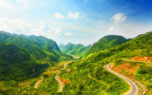 Khau Phạ Pass Vietnam Wallpaper