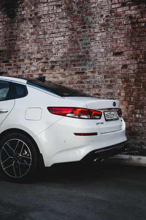 Kia, Car, White Wallpaper