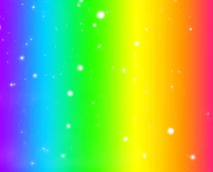 Kidcore Sparkling Rainbow Wallpaper
