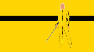 Kill Bill Minimalist Vector Art Wallpaper