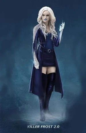 Killer Frost In All-black Outfit Wallpaper