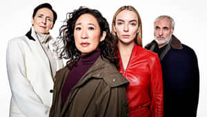 Killing Eve Cast Portrait Wallpaper