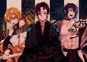 Kimetsu No Yaiba Anime Fan Art Wallpaper