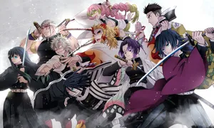 Kimetsu No Yaiba Hashira Art Wallpaper