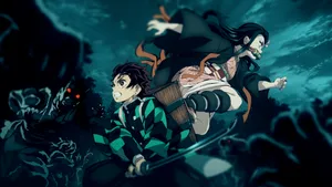 Kimetsu No Yaiba Kamado Siblings Wallpaper