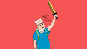 King Of The Hill Hank Adventure Time Wallpaper