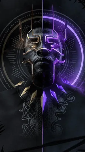 King T'challa Black Panther Android Wallpaper