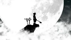 Kingdom Hearts 3 Warrior On The Cliff Wallpaper - Game Wallpaper Wallpaper