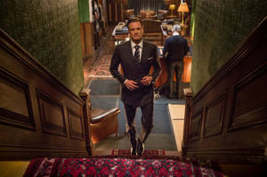 Kingsman The Secret Service Harry Hart Suit Wallpaper