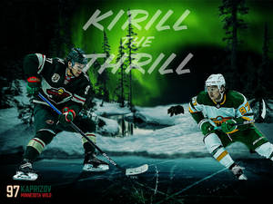 Kirill Kaprizov, The Rising Star Of Ice Hockey Wallpaper