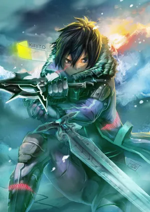 Kirito Fan Artwork Wallpaper