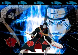 Kisame Shark Pattern Wallpaper