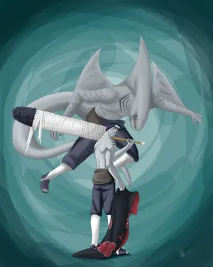Kisame Shark Transformation Wallpaper