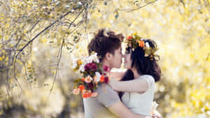 Kiss Garden Love Kiss Wallpaper