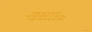 Kiss In The Kitchen Twitter Header Wallpaper